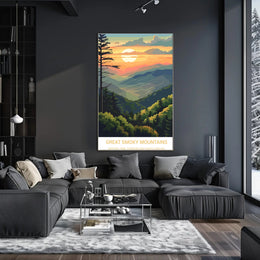Great Smoky Mountains National Park Sunrise Poster