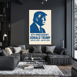 Donald Trump A Vision in Red, White, and Blue Poster