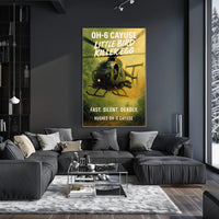 Hughes OH-6 Cayuse Little Bird Killer Egg Poster PosterGoat