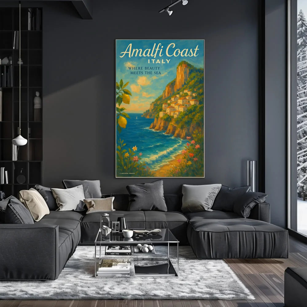 Coastal Beauty and Tranquility Art Poster