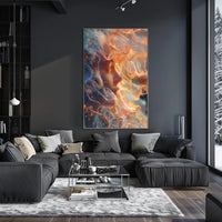 Mystical Wizard in Enchanted Library Poster PosterGoat