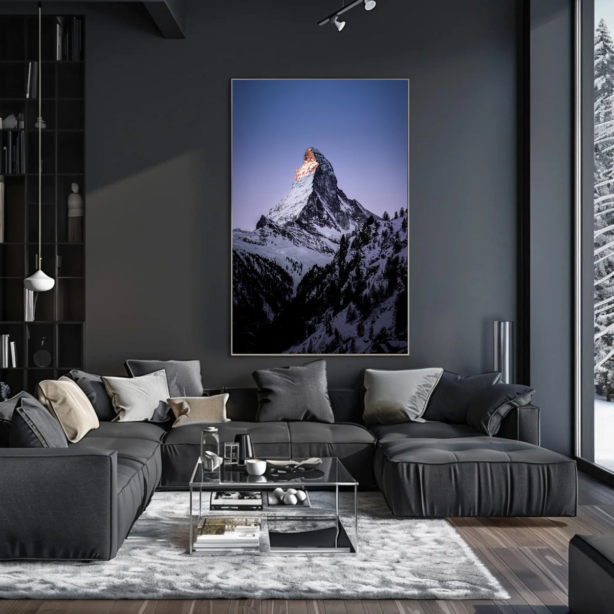 Majestic Mountain Peak Poster