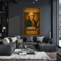Benjamin Harrison V Founding Father Poster