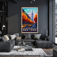 New York in Autumn Poster