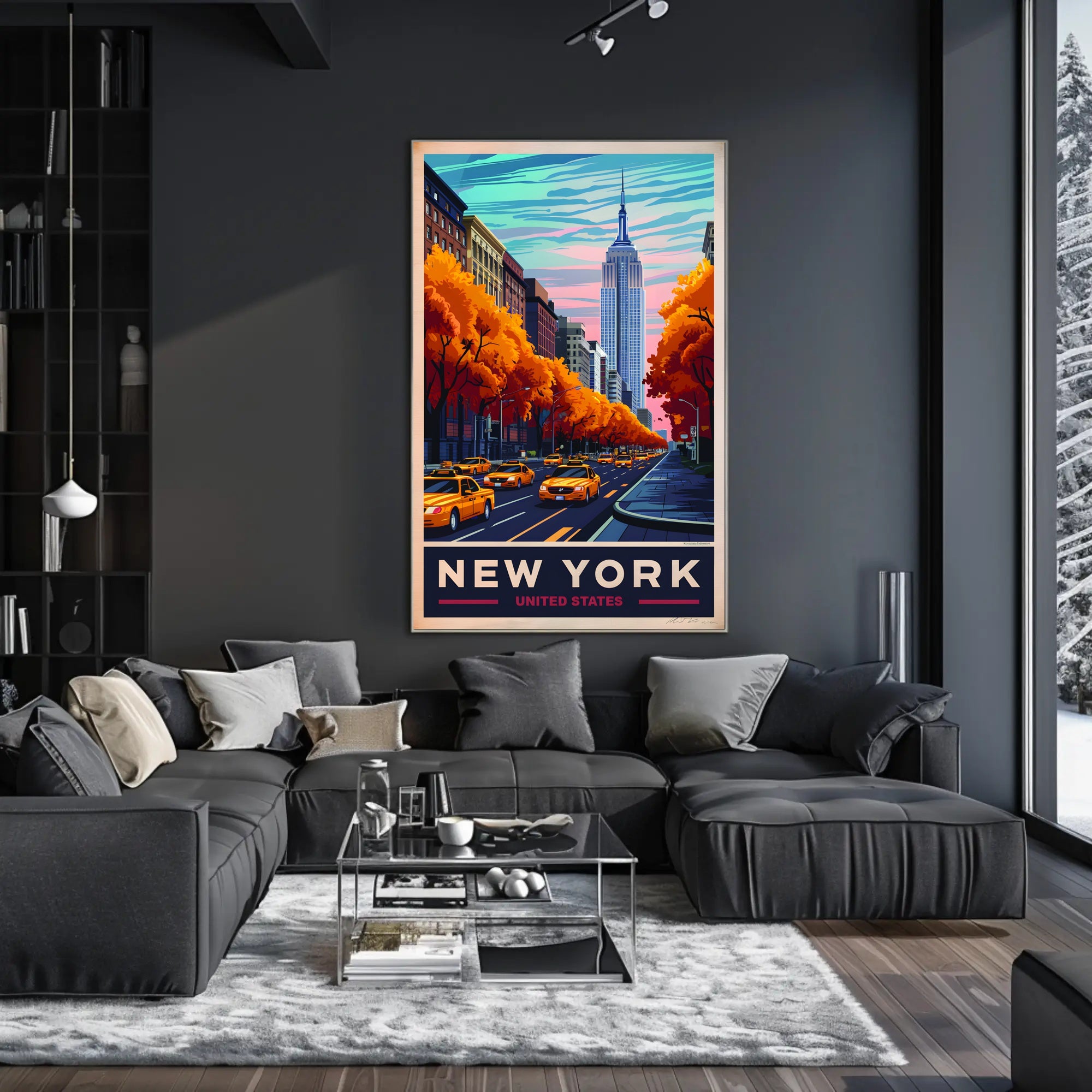 New York in Autumn Poster