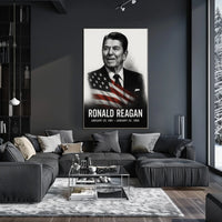 Ronald Reagan 40th President of the United States Reflections Poster