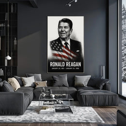 Ronald Reagan 40th President of the United States Reflections Poster