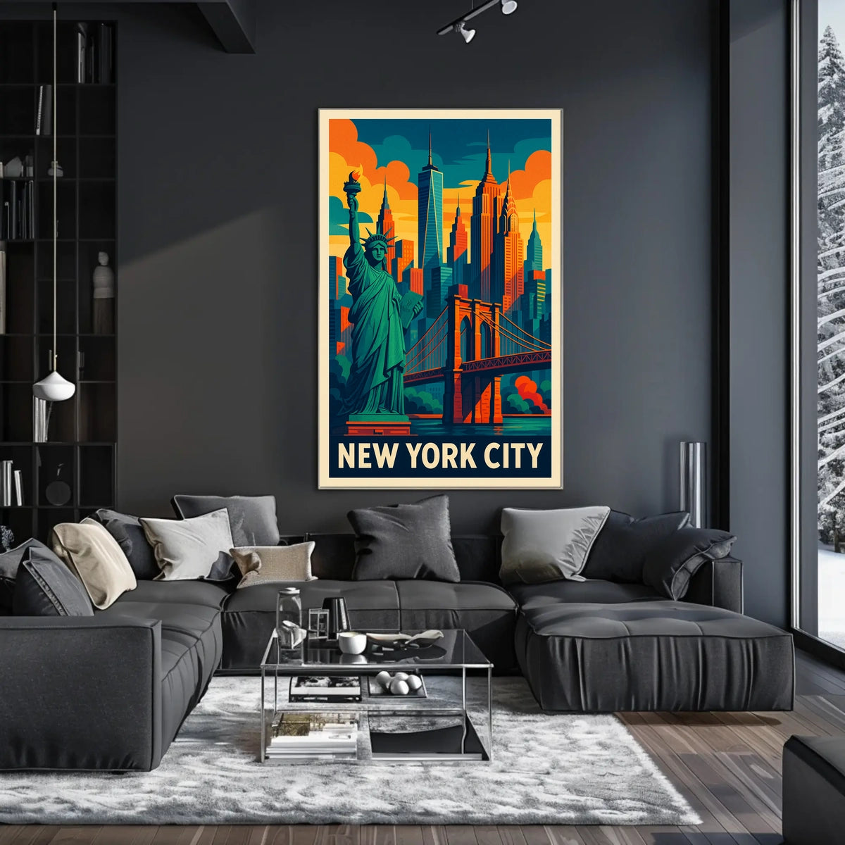 New York City Skyline Poster
