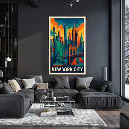 New York City Skyline Poster