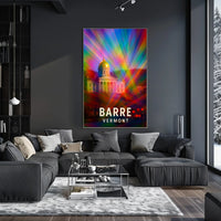 Barre, Vermont A Colorful Perspective Poster