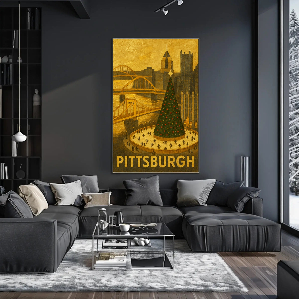 Pittsburgh Winter Wonderland Poster