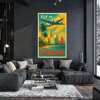 Fly to Miami Poster