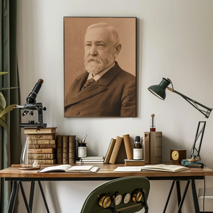 Benjamin Harrison 23rd President Sepia Photo