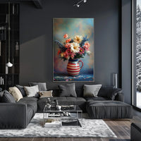 Vibrant Floral Bouquet Artwork For Home Decor Poster