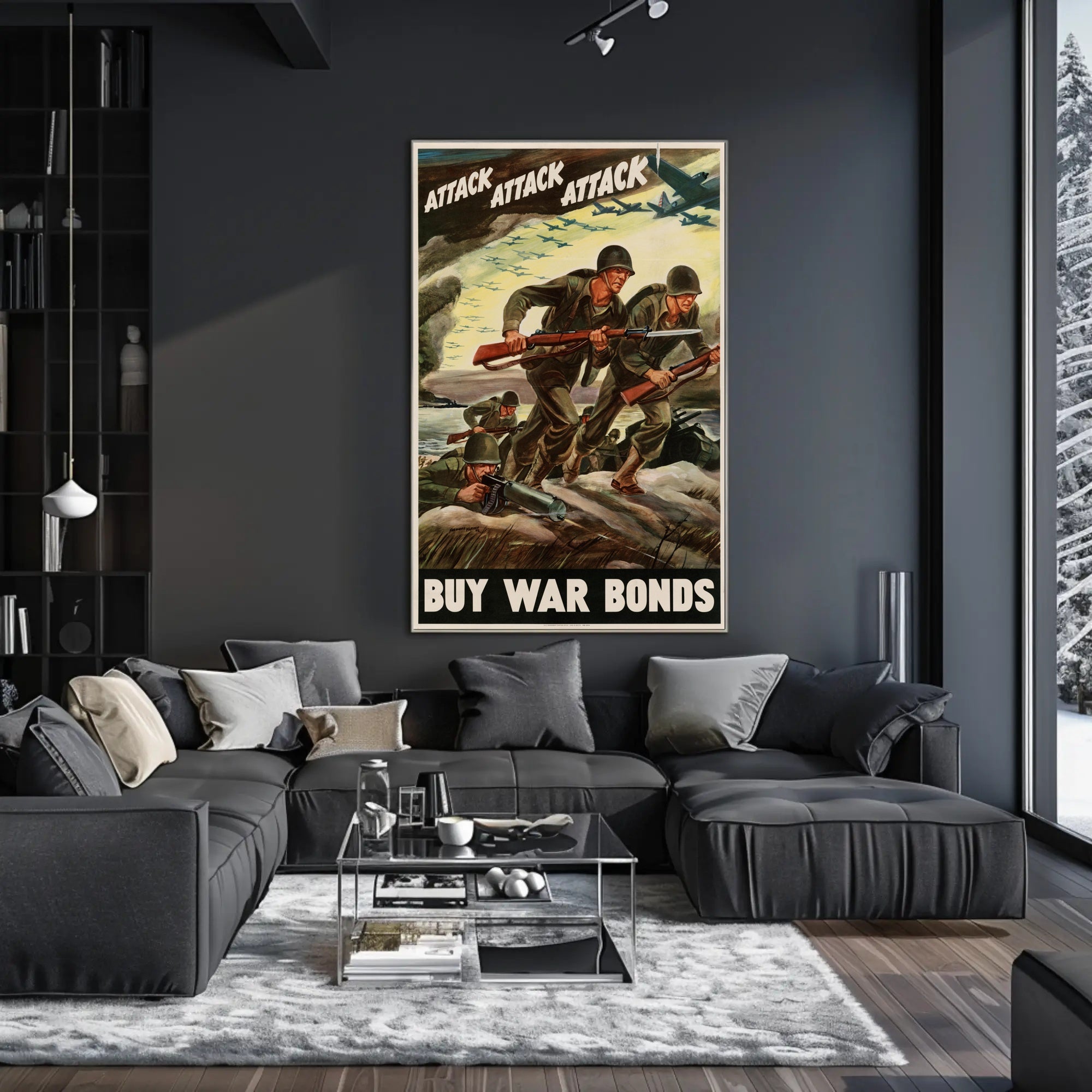 Rally to Support the War Effort Poster PosterGoat