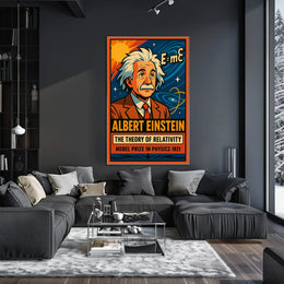 Albert Einstein The Theory Of Poster