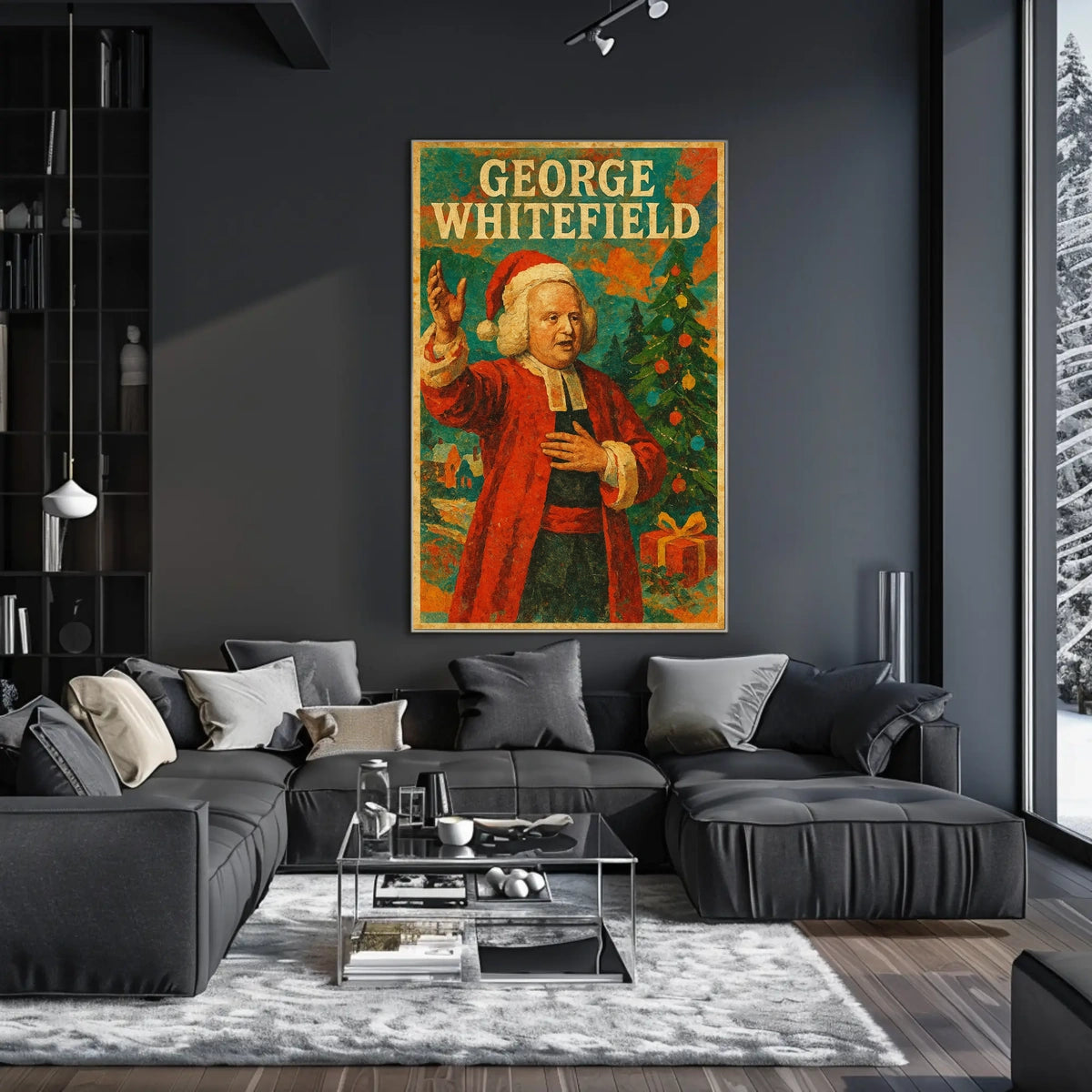 George Whitefield Festive Attire Historical or Presidential Poster