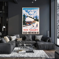 Sun Valley Winter Retreat Poster PosterGoat