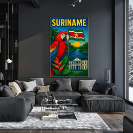 Suriname Tropical Paradise Poster
