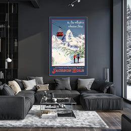 Jackson Hole The New Height in American Skiing Poster