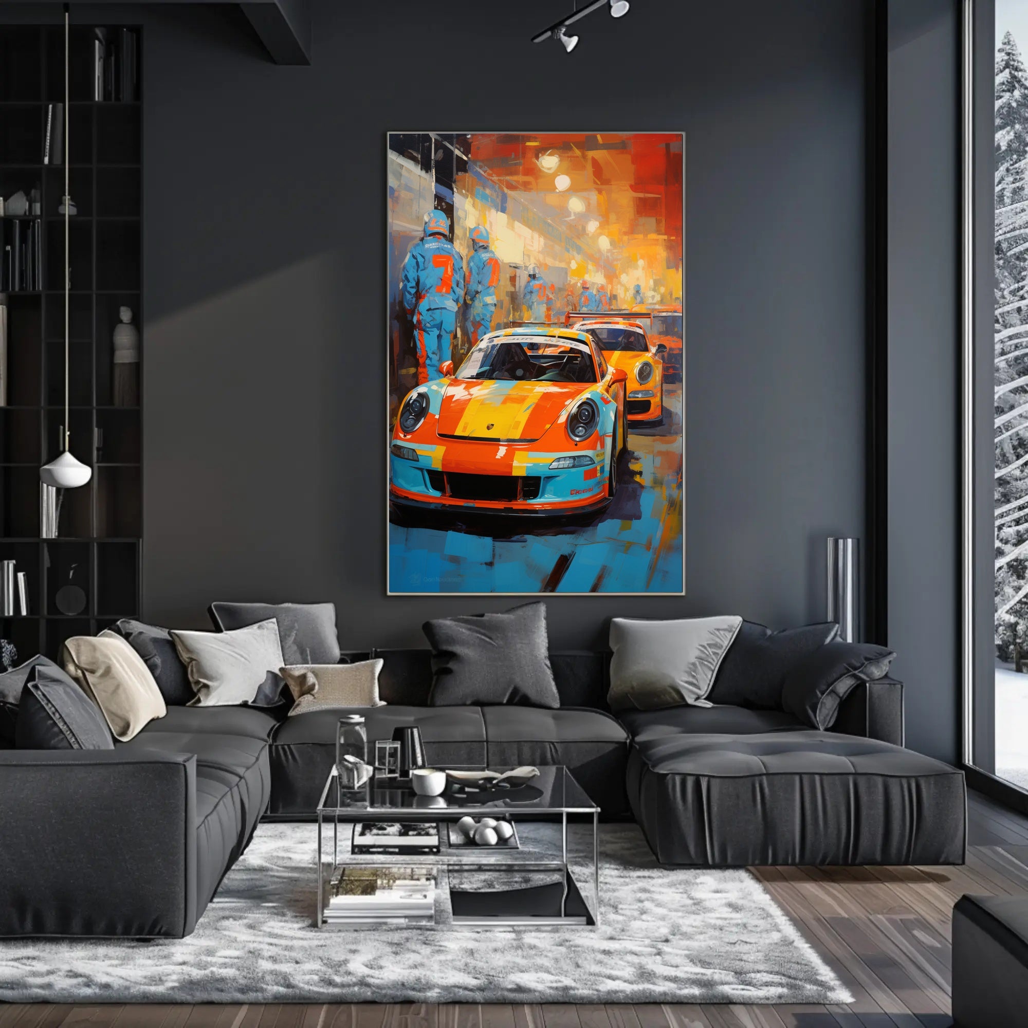 Racing Thrills Poster PosterGoat