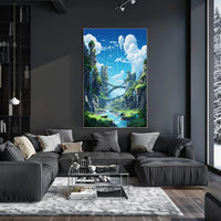 Enchanted Sky Bridges Poster