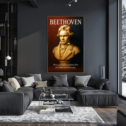 Beethoven Musical Genius Poster PosterGoat