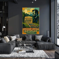 Abraham Lincoln Birthplace Poster