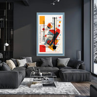Abstract Geometric Design Abstract Poster