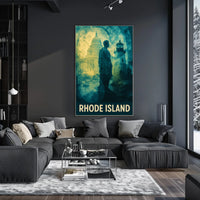 Rhode Island Landmarks Poster
