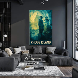 Rhode Island Landmarks Poster
