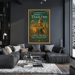 Thailand Cultural Heritage Culture Vintage Tradition Poster