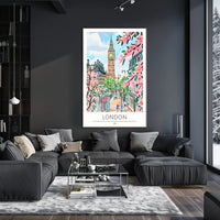 Springtime in London Poster PosterGoat