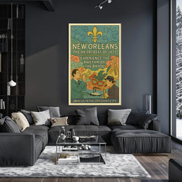 New Orleans The Heartbeat of Jazz Poster