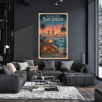 Discover San Diego Poster