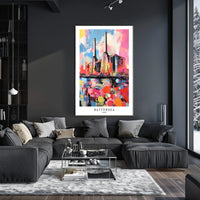 Battersea Power Station London Poster