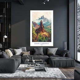 Scenic Landscapes of Gran Canaria Poster PosterGoat