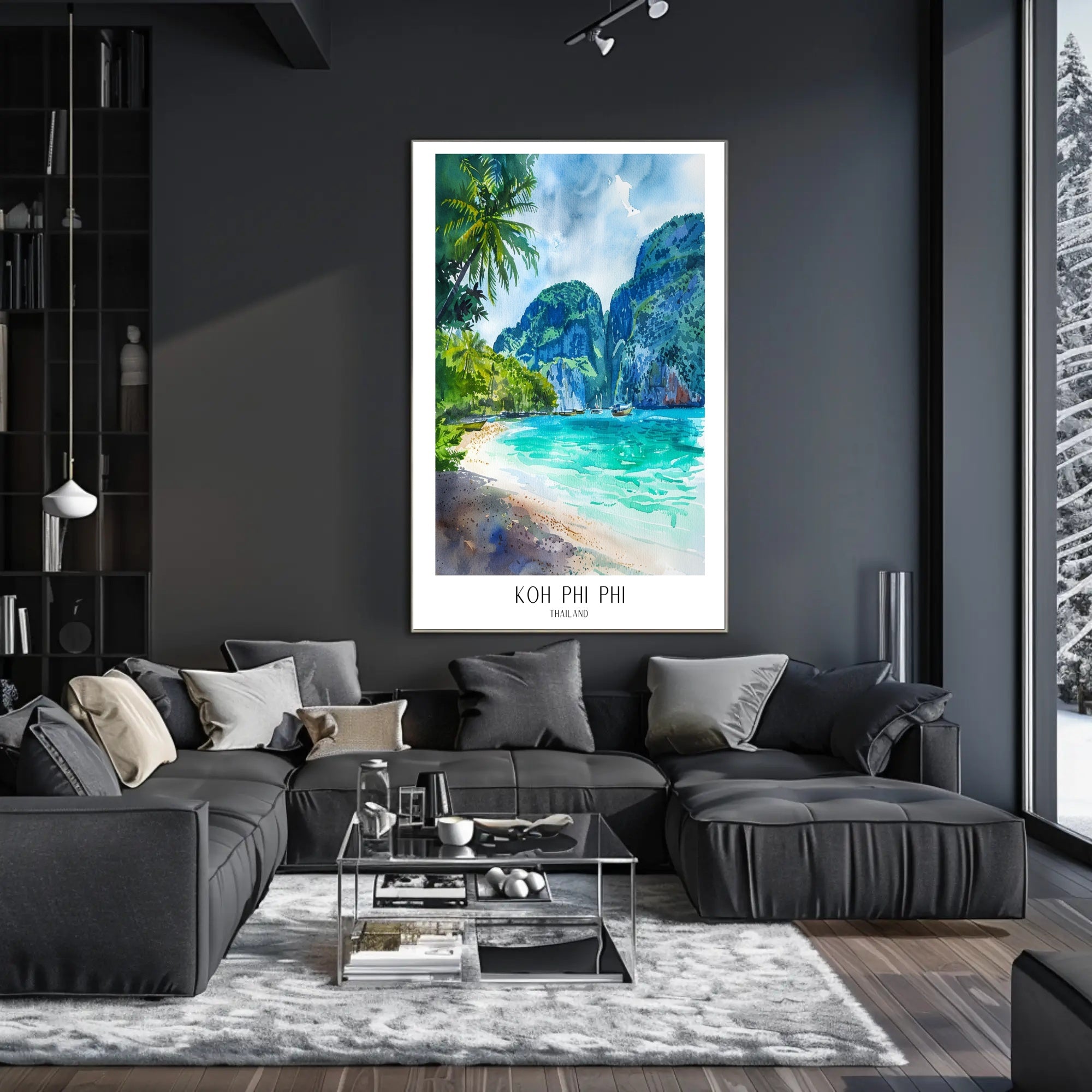 Koh Phi Phi Tropical Paradise Travel Poster PosterGoat