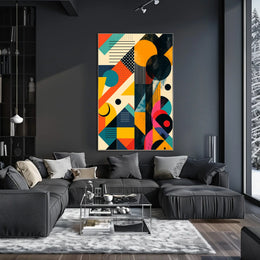 Geometric Abstraction Abstract Poster