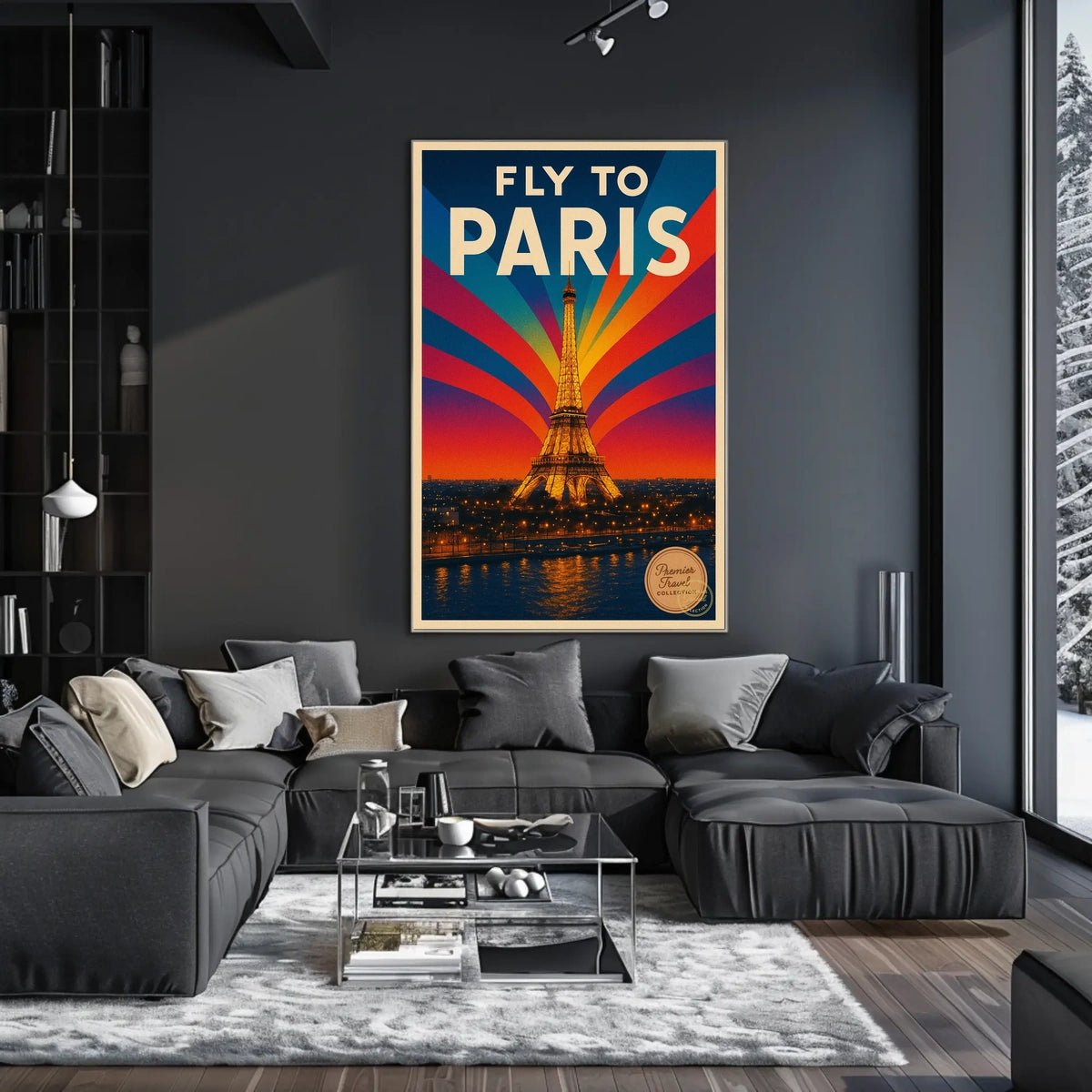 Fly To Paris Poster