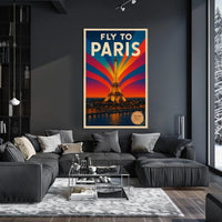 Fly To Paris Poster