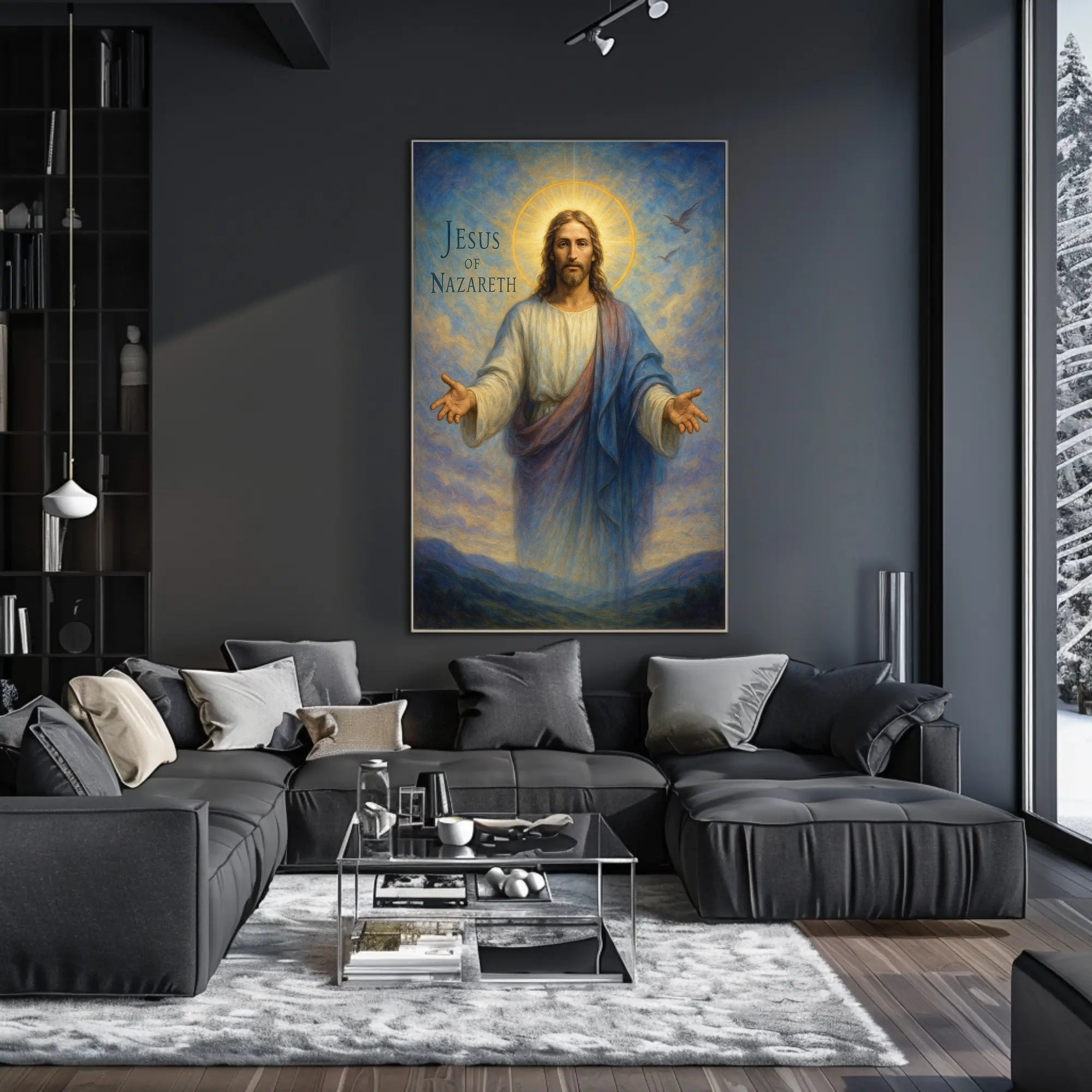 Jesus Of Nazareth Inspirational Poster Print