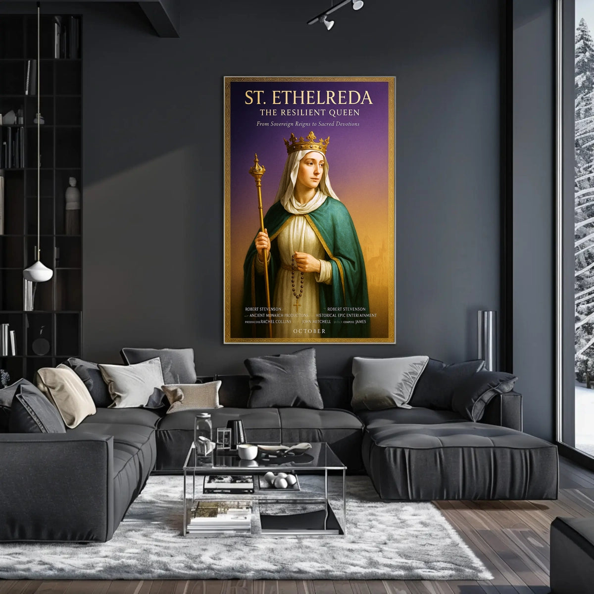 St. Ethelreda The Resilient Queen Poster