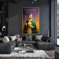St. Ethelreda The Resilient Queen Poster