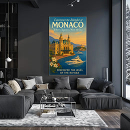 Discover the Jewel of Monaco Poster