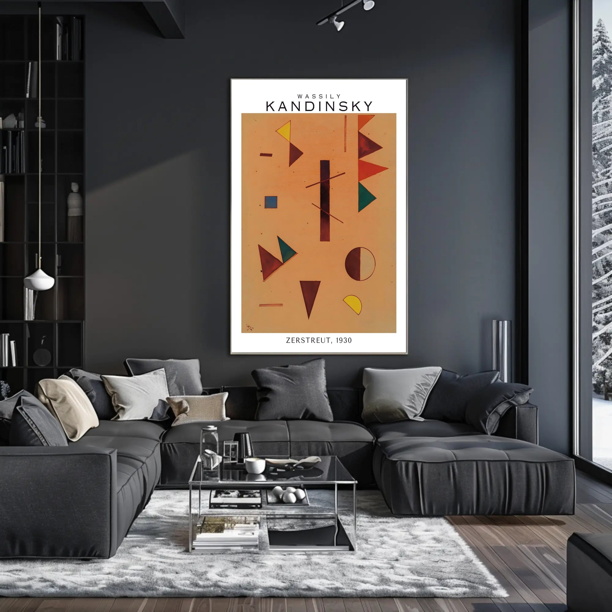 Zerstreut by Wassily Kandinsky 1930 Poster