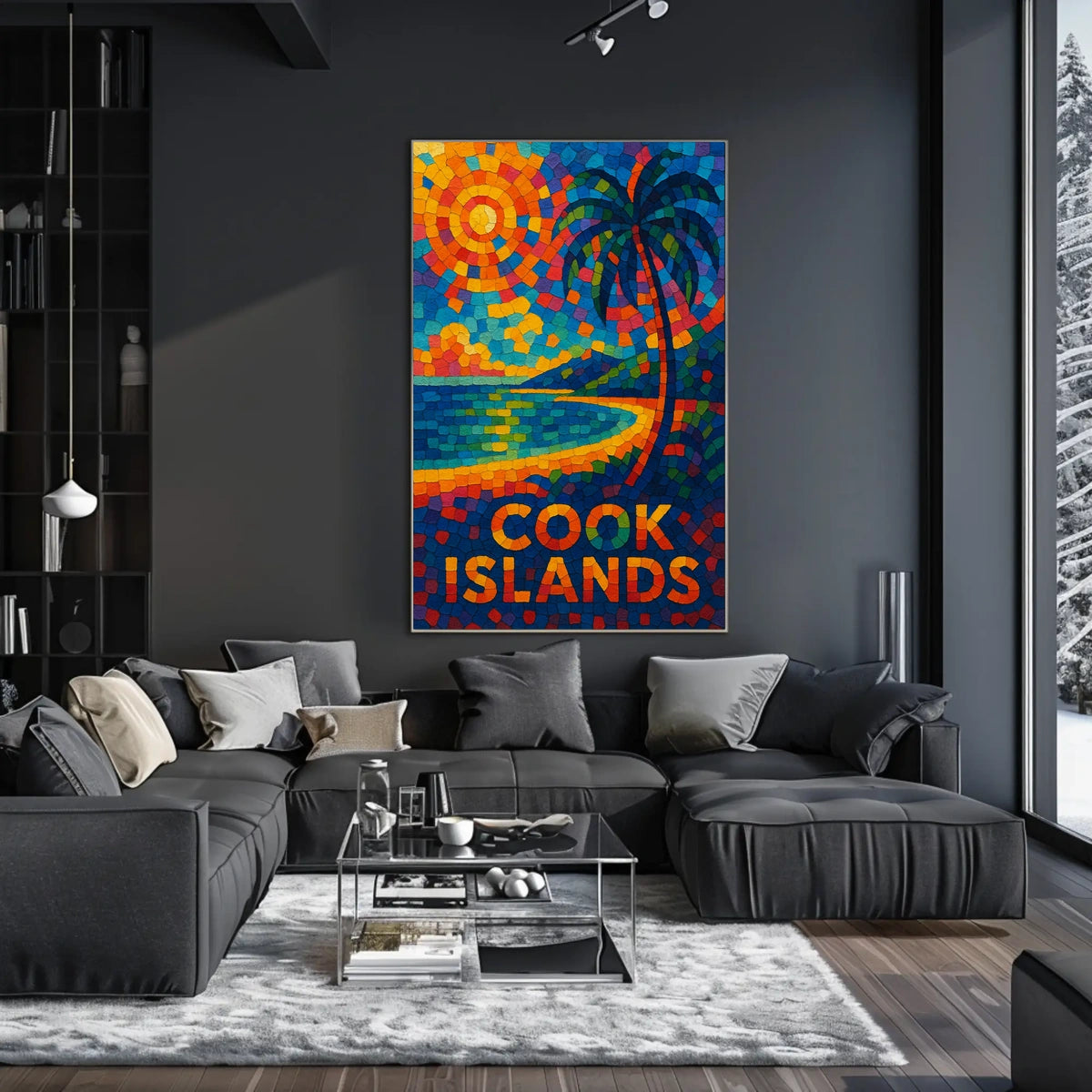 Cook Islands Mosaic Poster