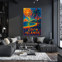 Cook Islands Mosaic Poster