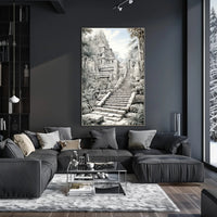 Ancient Temple In The Jungle Poster