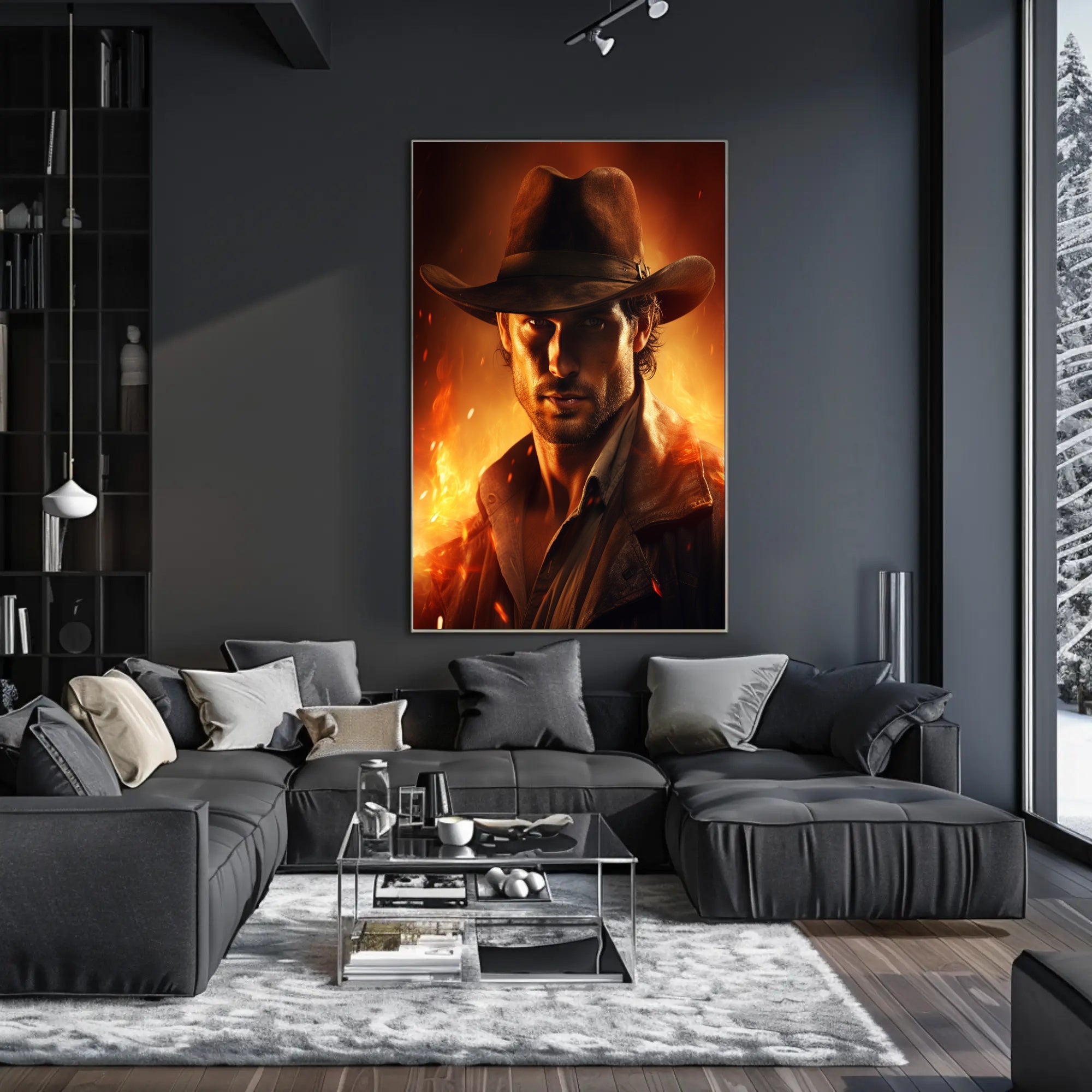 The Fiery Adventurer Poster